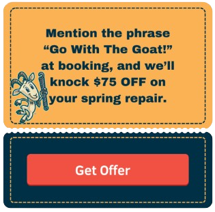 $75 Off Garage Door Spring Coupon