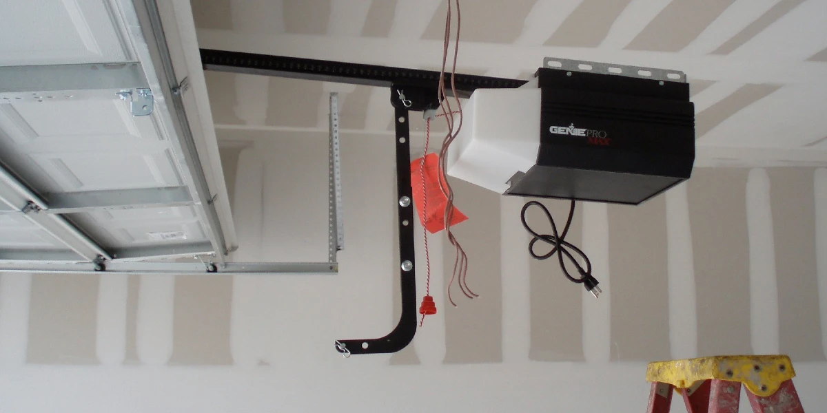 Check garage door wiring with caution