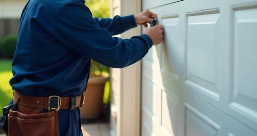 Garage door repair by Jolly Goat