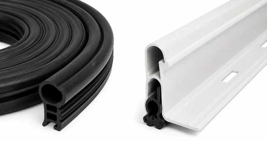 Garage door seals and weatherstrips