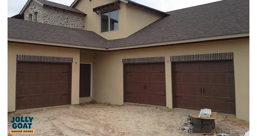 Jolly Goat Garage Door's garage door installment project