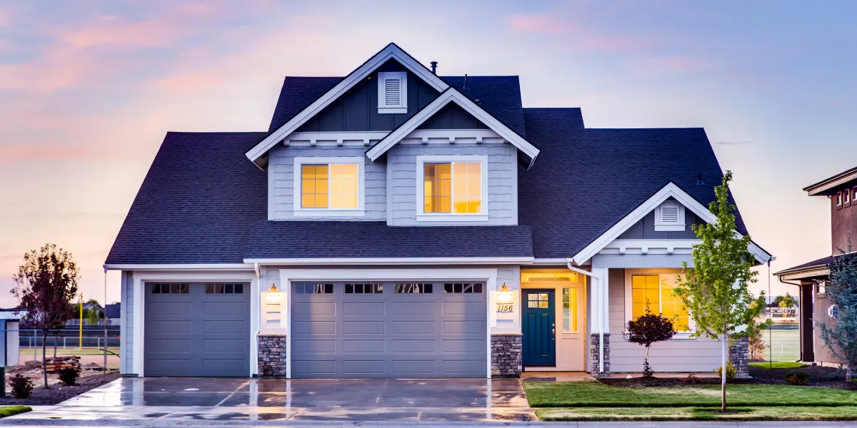 Modern style garage doors