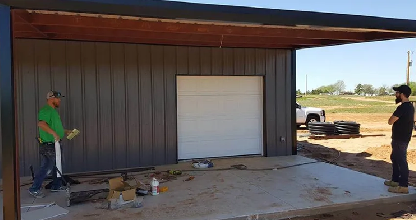 Repairing a garage door