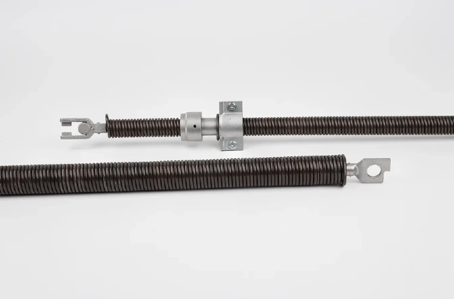 a close-up view of torsion springs