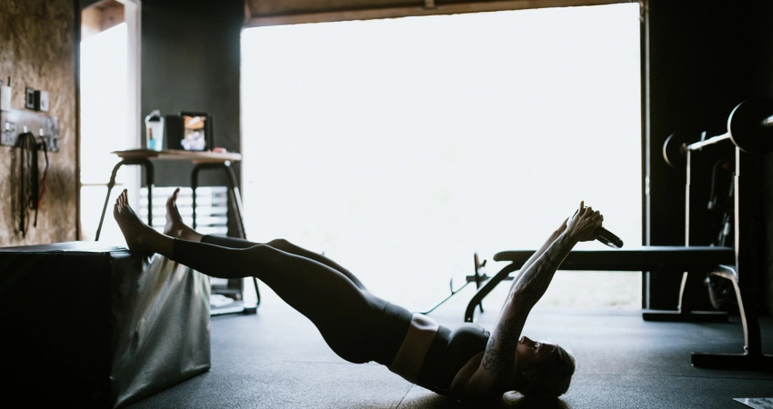 a garage gym is perfect for pull ups, horse stall mats and a squat rack