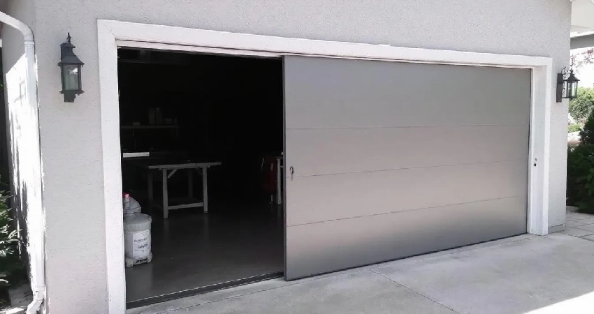 a weatherproof garage door featuring a well-installed rubber seal at the bottom