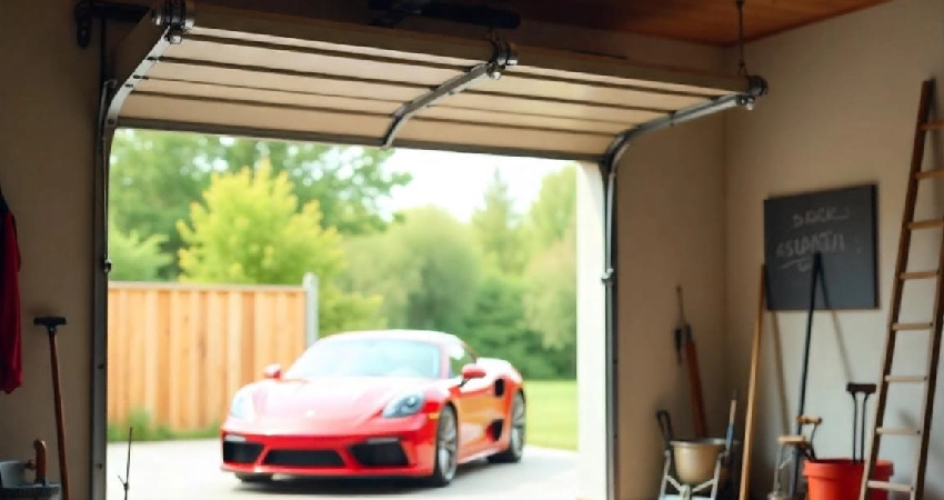 closing door using roller brackets