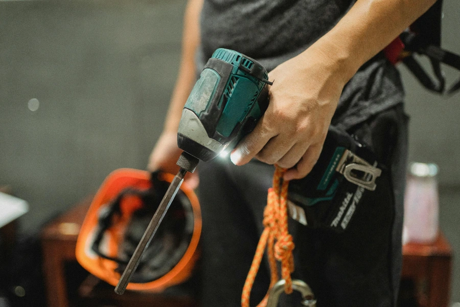 expert holding screwdriver