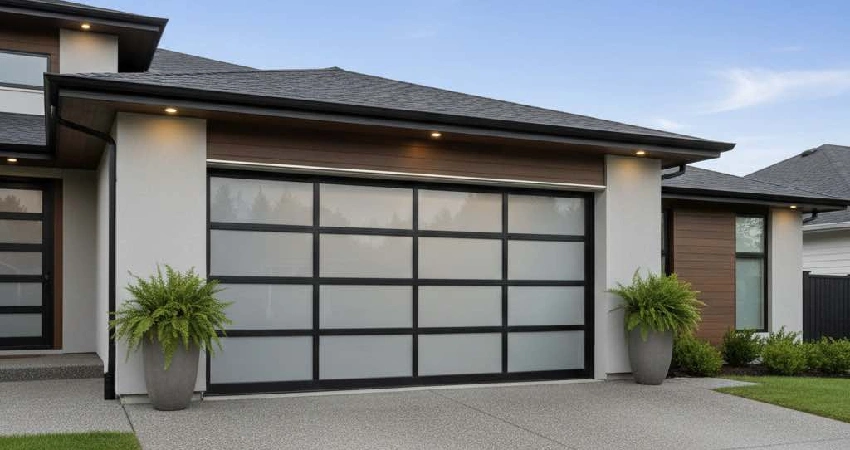 glass garage doors