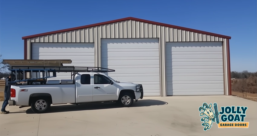 inspecting a residential garage door