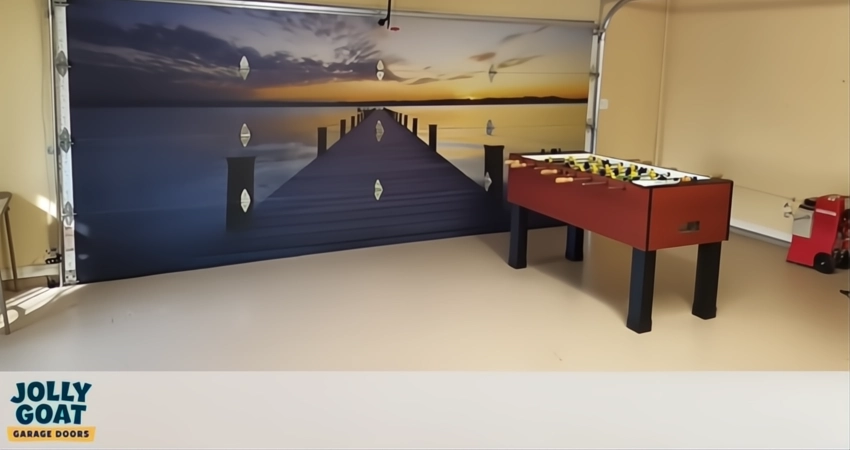 interior of a garage