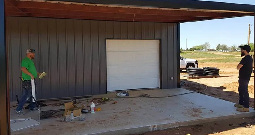 jolly goat garage doors team in action