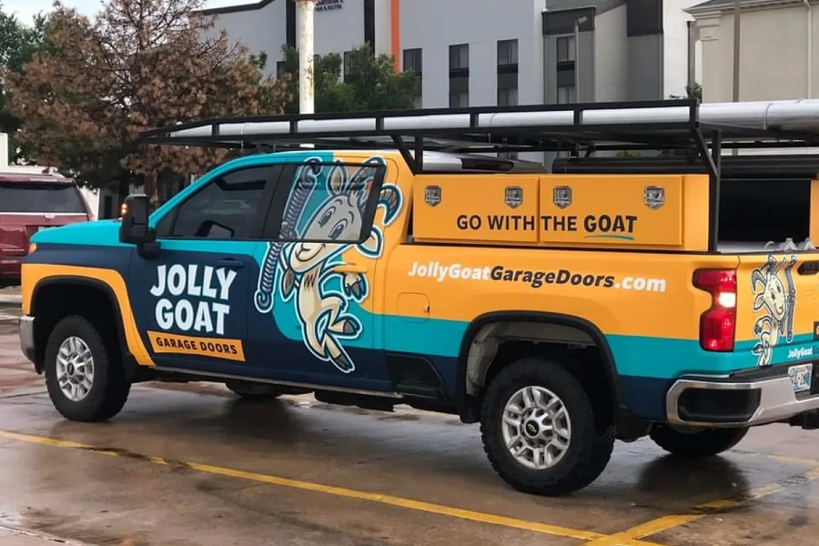 jolly goat garage doors truck