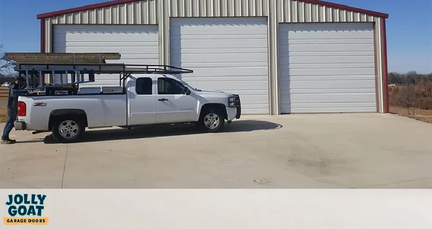 new jolly goat garage door