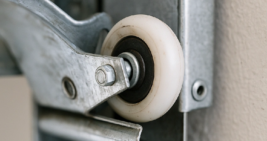 off track garage door