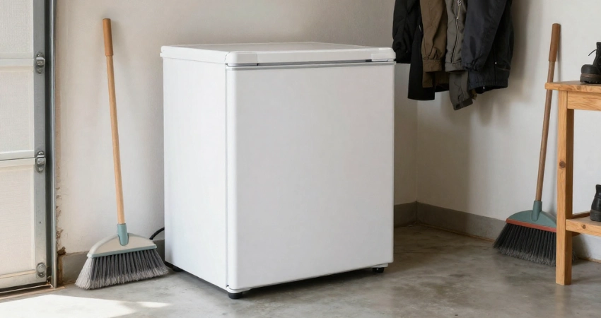 small garage-ready chest freezer