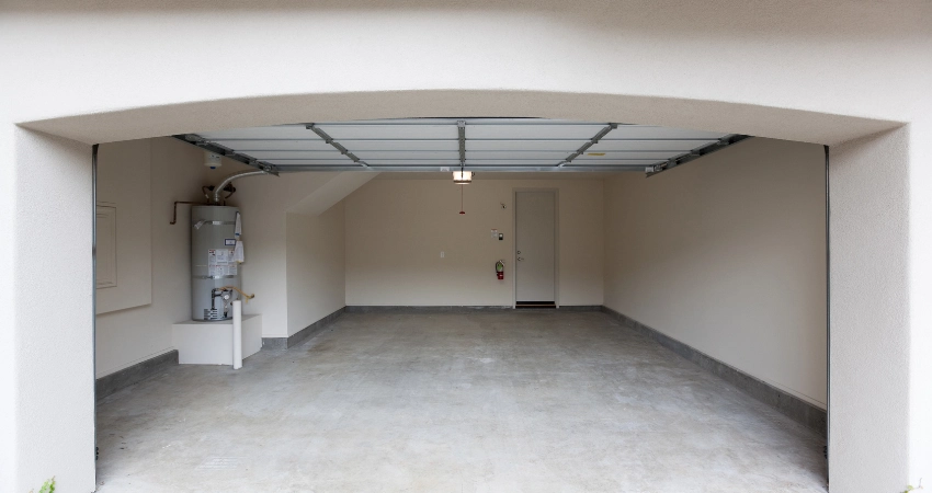 working garage door chain after fixing off track garage door